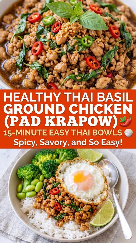 15-Minute Thai Basil Ground Chicken (Pad Krapow)