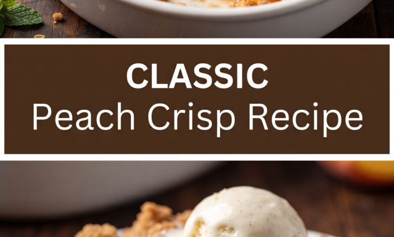 Peach Crisp Recipe