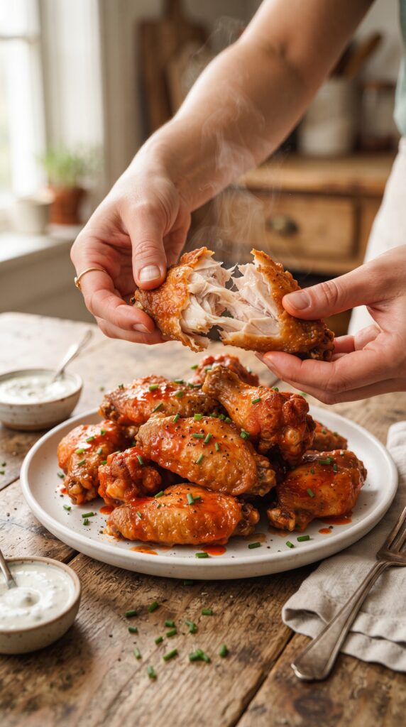 Ultra-Crispy Healthy Air Fryer Chicken Wings (No Oil Needed!)