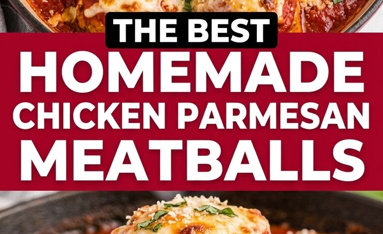 Chicken Parmesan Meatballs Recipes