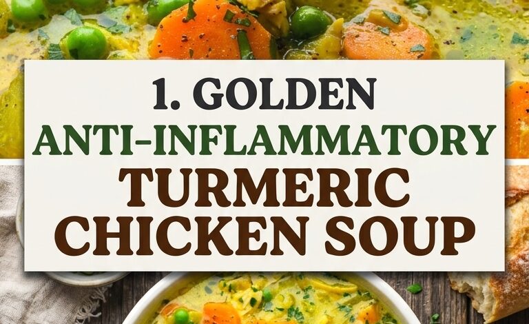anti inflammatory turmeric chicken soup