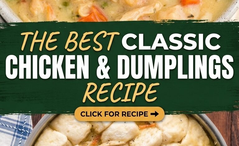 Chicken And Dumplings Recipes