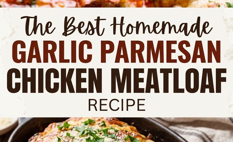 Garlic Parmesan Chicken Meatloaf Recipes