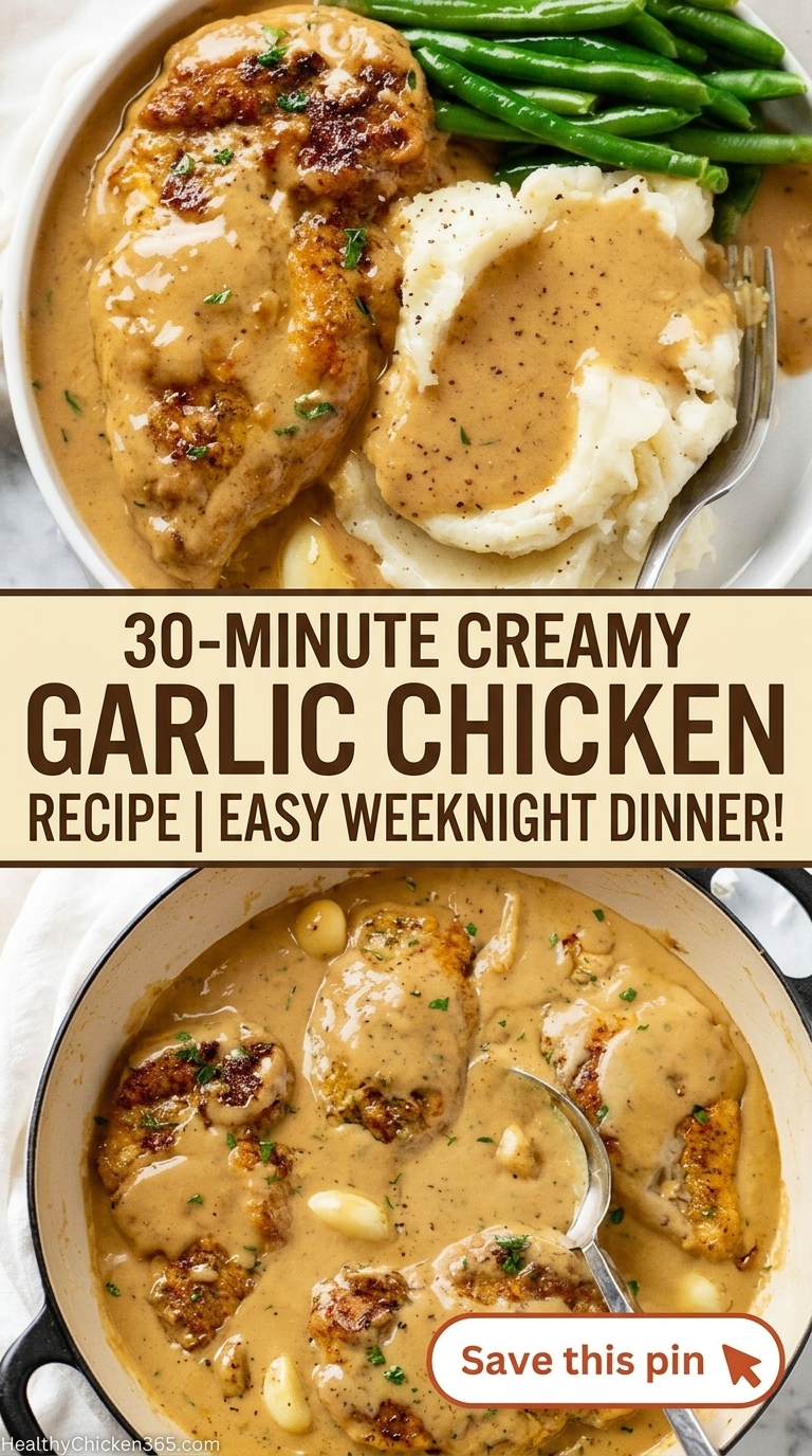 Creamy Garlic Chicken Recipes