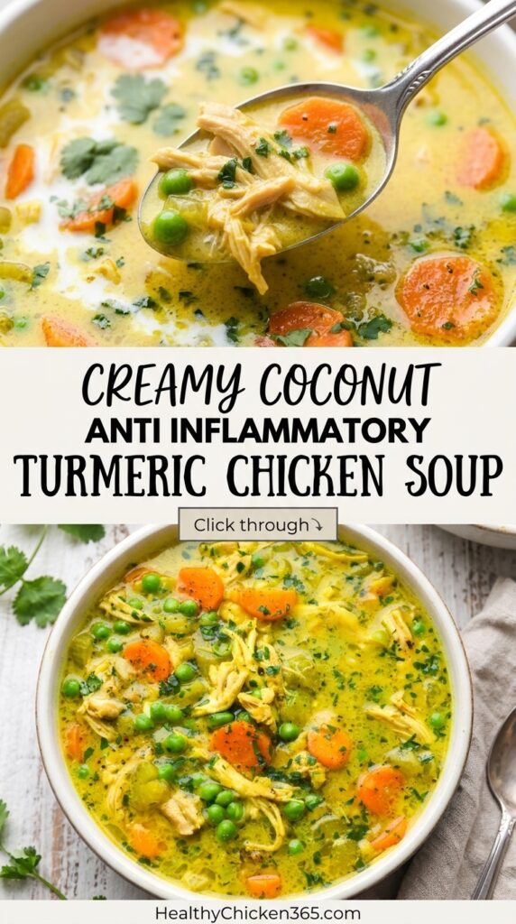 Anti Inflammatory Turmeric Chicken Soup