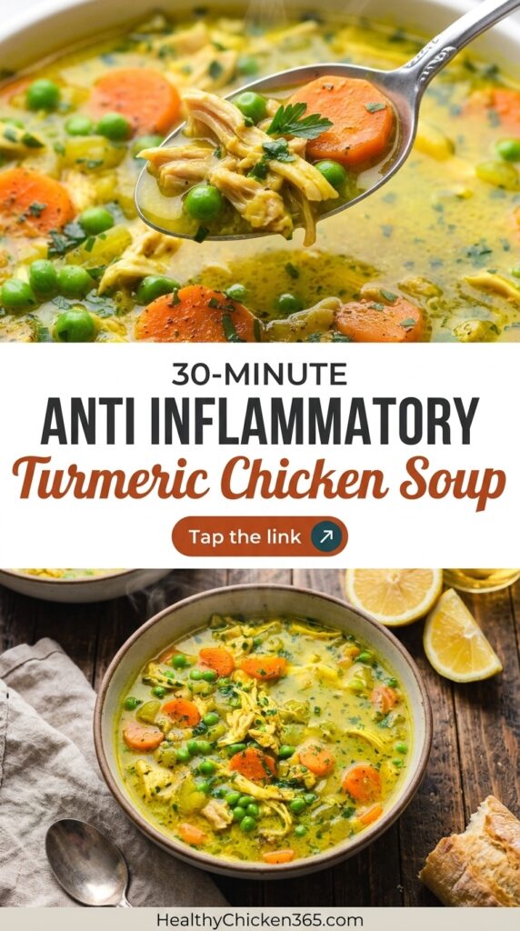 Anti Inflammatory Turmeric Chicken Soup