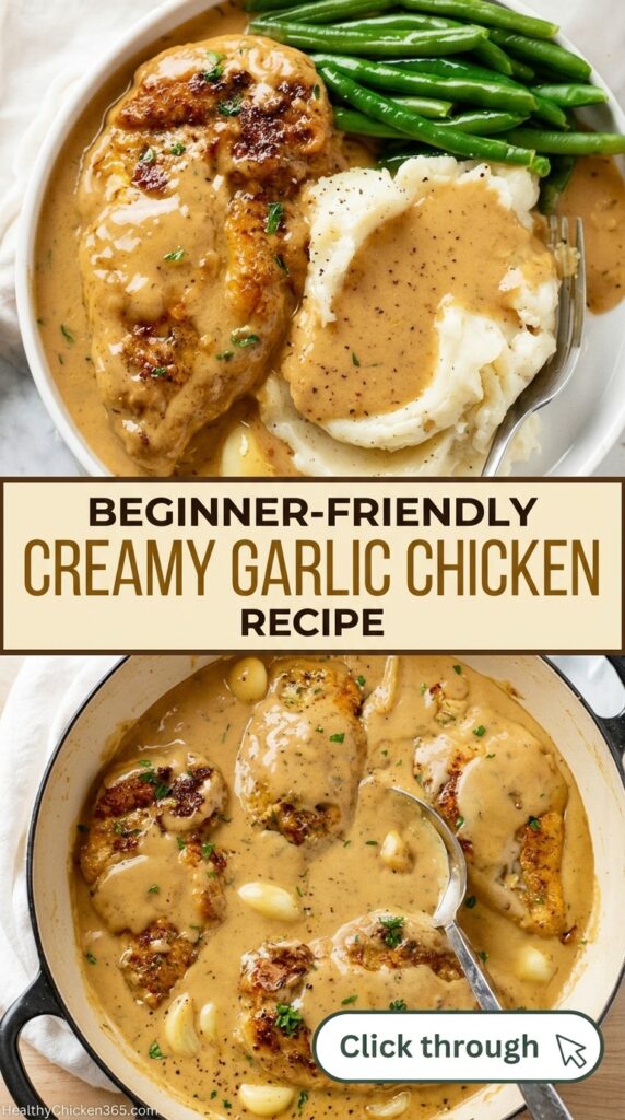Creamy Garlic Chicken Recipes