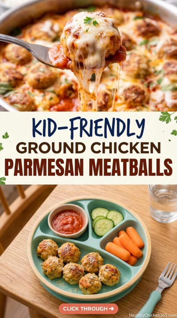 Ground Chicken Parmesan Meatballs Recipes