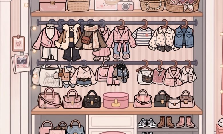 Toca Boca Bedroom Closet