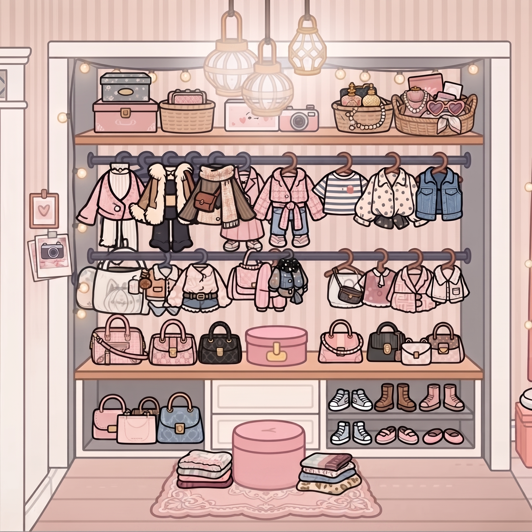 Toca Boca Bedroom Closet